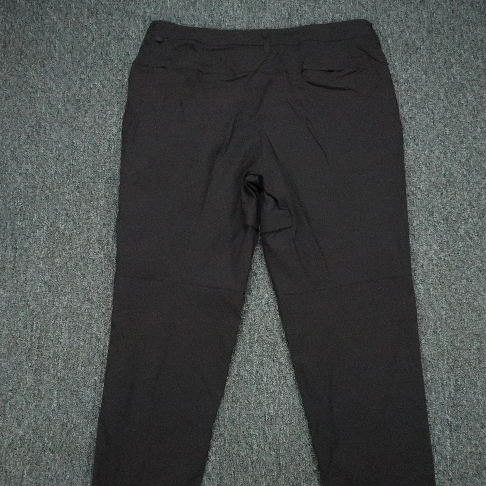 lululemon Pants Mens 38x31 Black Commission Golf Straight Zip Pocket